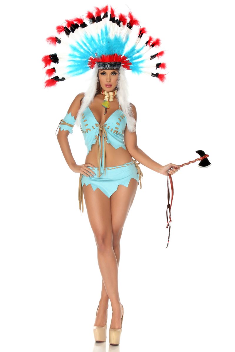 Tomahawk Native American Women Costume by Forplay only at  TeeJayTraders.com