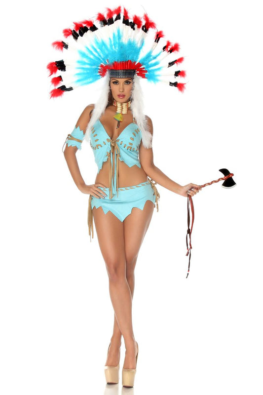 Tomahawk Native American Women Costume by Forplay only at  TeeJayTraders.com