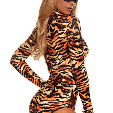 Cats Meow Woman Bodysuit Costume by Forplay Costumes only at  TeeJayTraders.com - Image 2