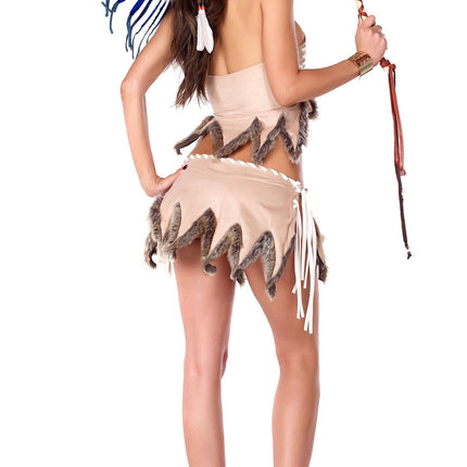 Nifty Native Woman Native American Costume by Forplay Costumes only at  TeeJayTraders.com - Image 3