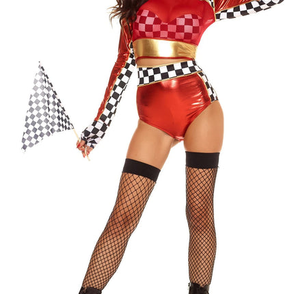 Racer Victory Lap Metallic Women Costume by Forplay Costumes only at  TeeJayTraders.com