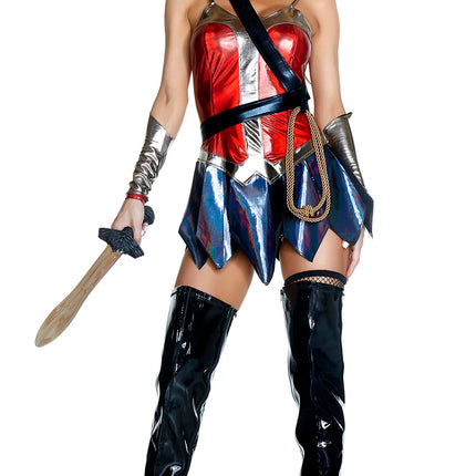 Comic Wonder Heroine Woman Costume by Forplay Costumes only at  TeeJayTraders.com