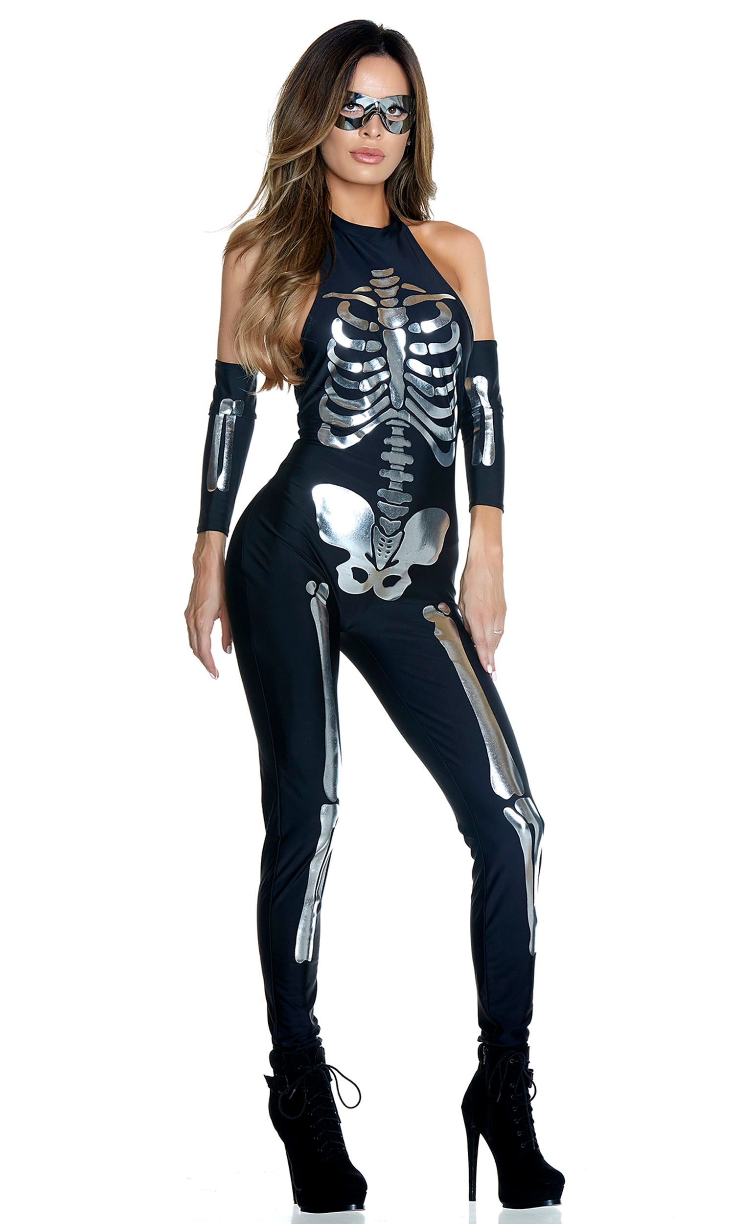 Opulent Outline Skeleton Women Costume by Forplay Costumes only at  TeeJayTraders.com - Image 3