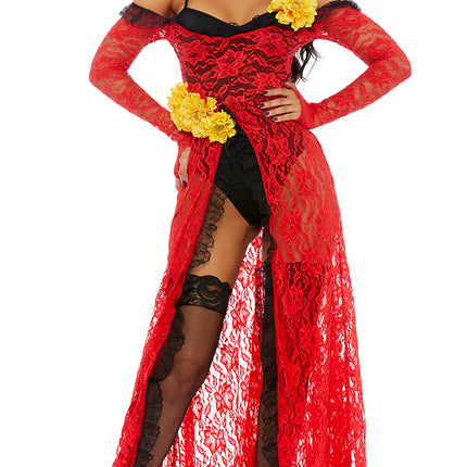 Reina De Muerte Day of the Dead Women Costume by Forplay Costumes only at  TeeJayTraders.com - Image 3