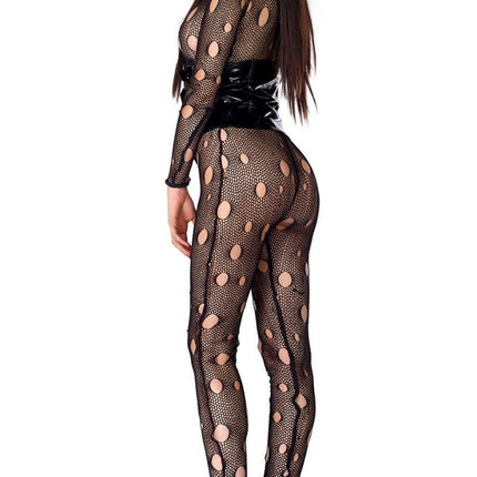 Fishnet Catsuit Woman Bodysuit With Cut Out Holes by Forplay Costumes only at  TeeJayTraders.com - Image 2