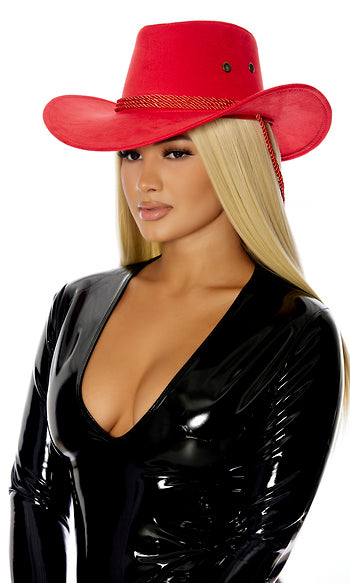 Old Town Cowgirl Costume Hat by Forplay Costume only at  TeeJayTraders.com