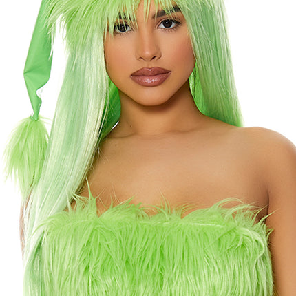 Light Green  Straight Wig by Forplay Costumes only at  TeeJayTraders.com - Image 2
