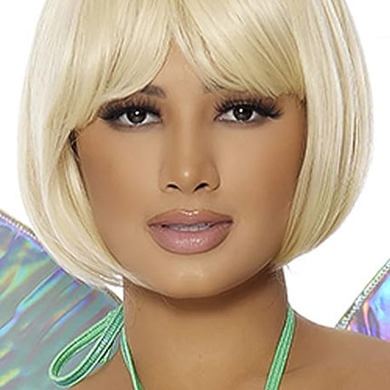 Blonde Bob Women Wig With Bangs by Forplay Costumes only at  TeeJayTraders.com - Image 2