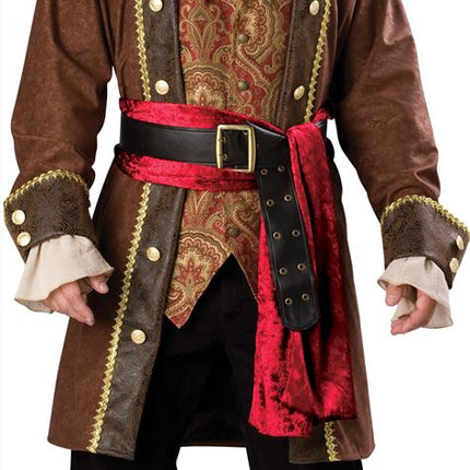 Captain Skullduggery Men Pirate Costume by Incharacter Costumes only at  TeeJayTraders.com