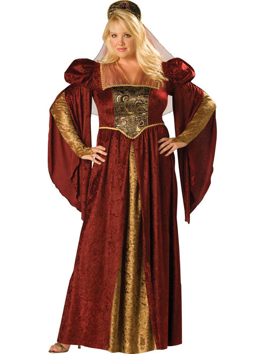 Renaissance Maiden Womens Plus Costume by Incharacter Costume only at  TeeJayTraders.com