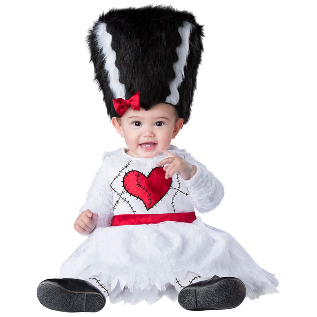 Mini Monster Bride Baby Costum by Incharacter Costumes only at  TeeJayTraders.com