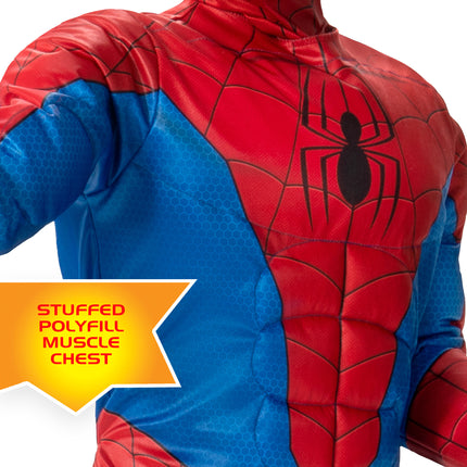 Comic Spider Man Boys Qualux Costume by Jazware Costumes only at  TeeJayTraders.com - Image 2