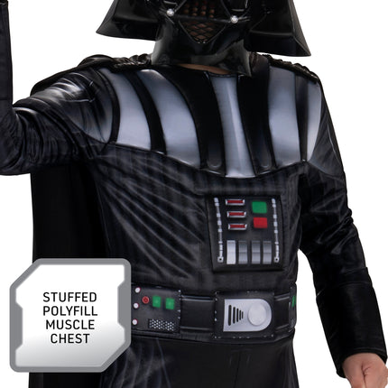 Darth Vader Boys Qualux Costume by Jazware Costumes only at  TeeJayTraders.com - Image 3
