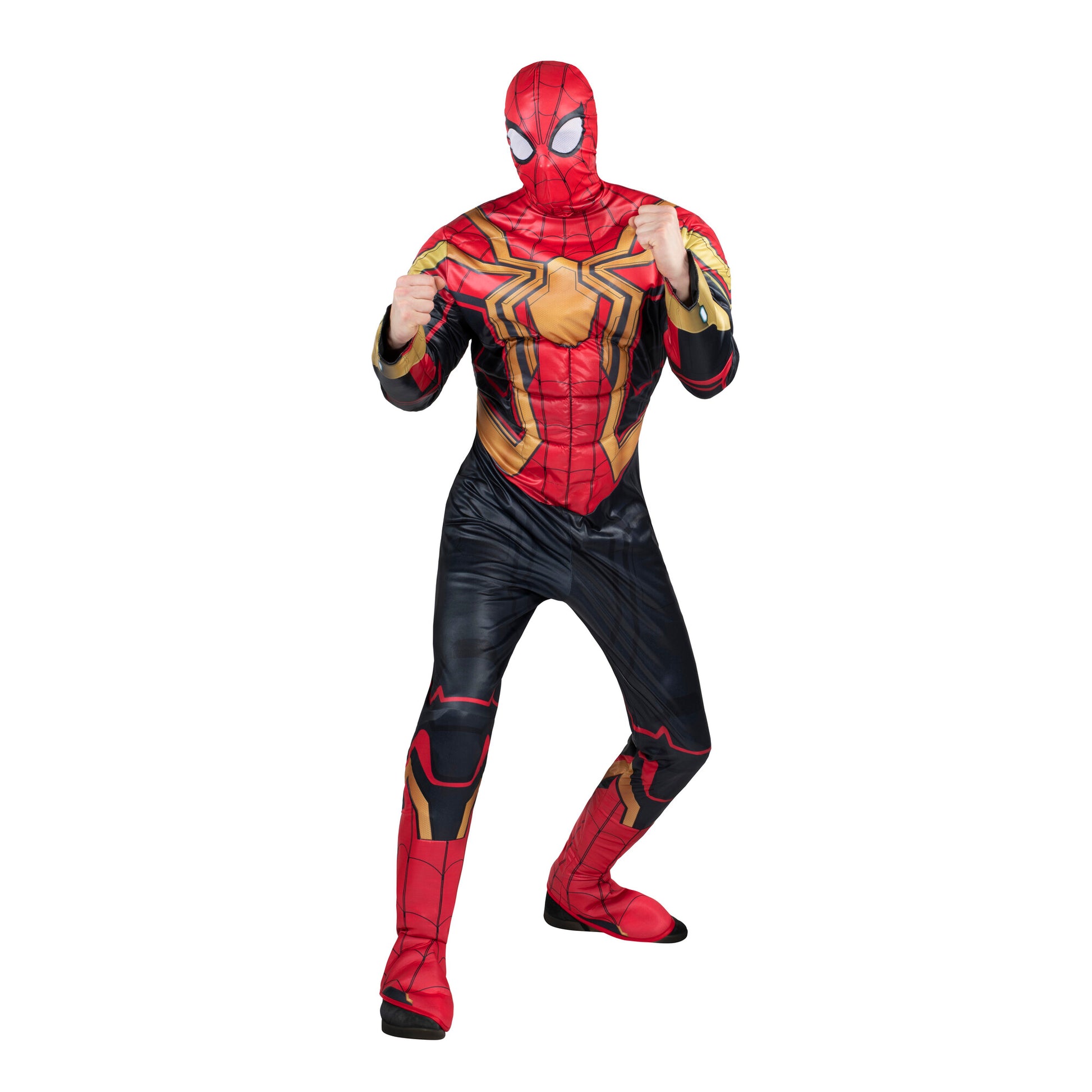 Spider Man Integrated Men Qualux Costume by Jazware Costumes only at  TeeJayTraders.com