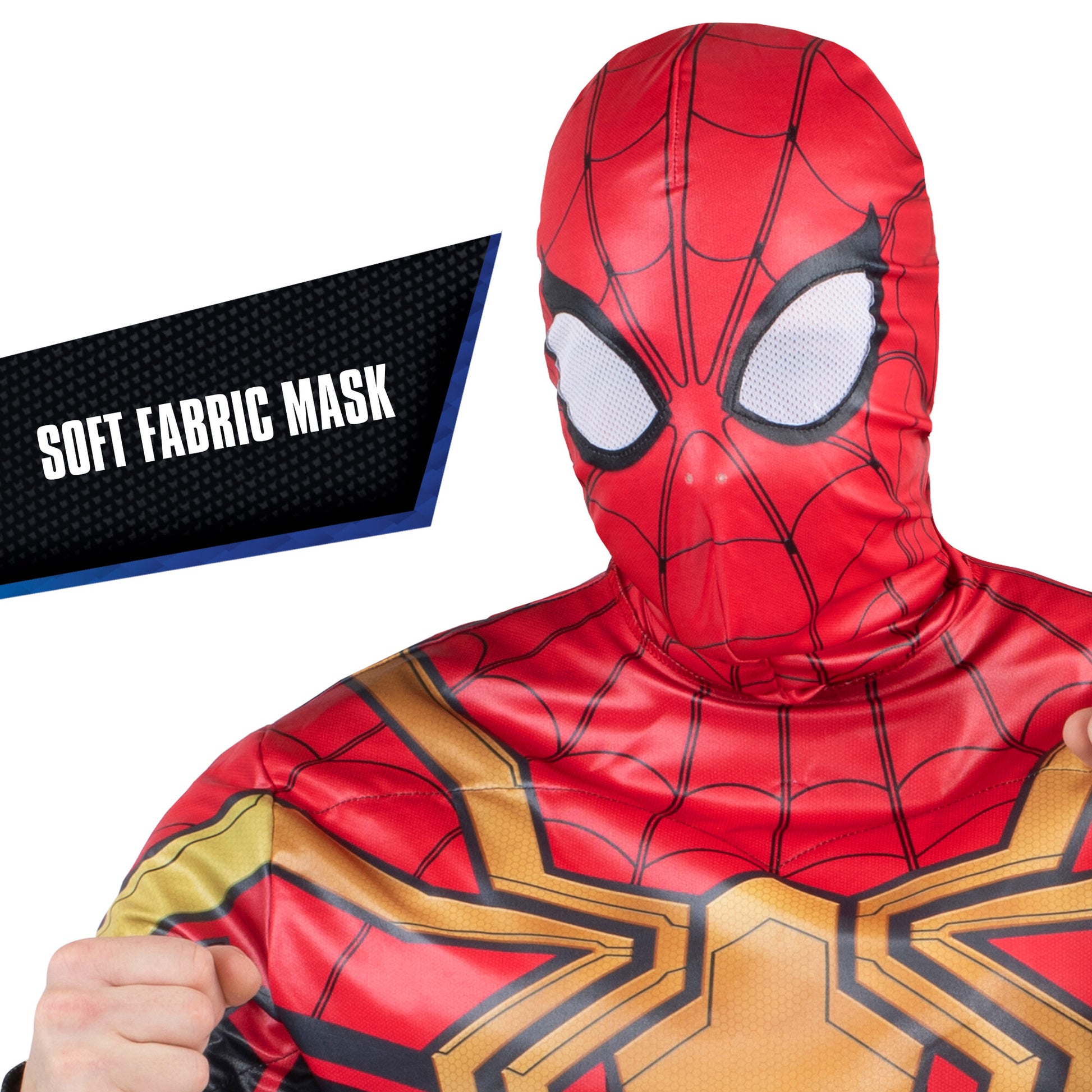 Spider Man Integrated Men Qualux Costume by Jazware Costumes only at  TeeJayTraders.com - Image 2