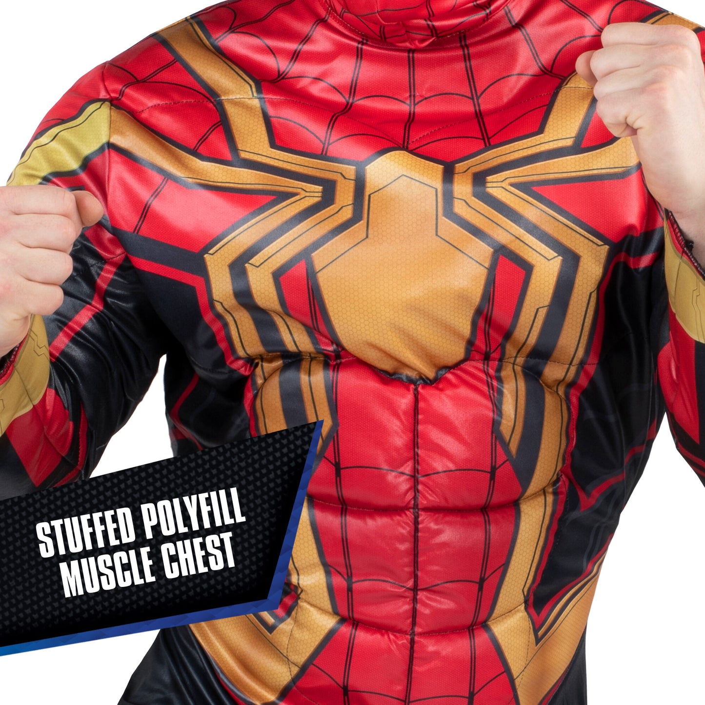 Spider Man Integrated Men Qualux Costume by Jazware Costumes only at  TeeJayTraders.com - Image 3