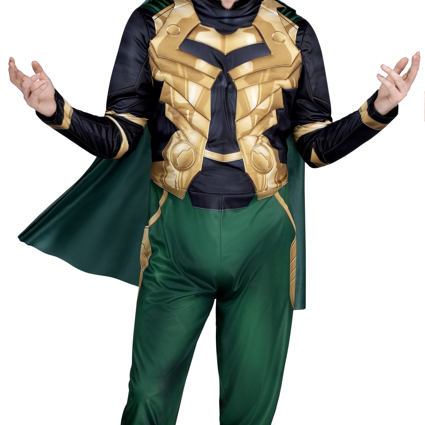 Loki Men Qualux Costume by Jazware Costumes only at  TeeJayTraders.com - Image 2