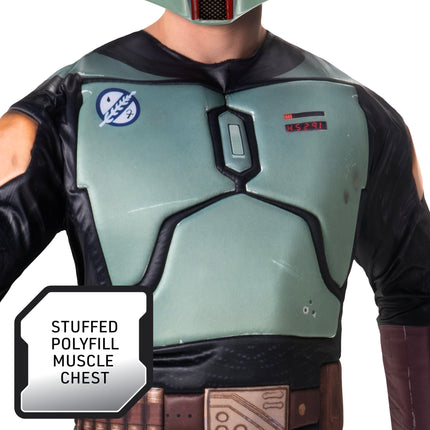 Boba Fett Men Qualux Costume by Jazware Costumes only at  TeeJayTraders.com - Image 3