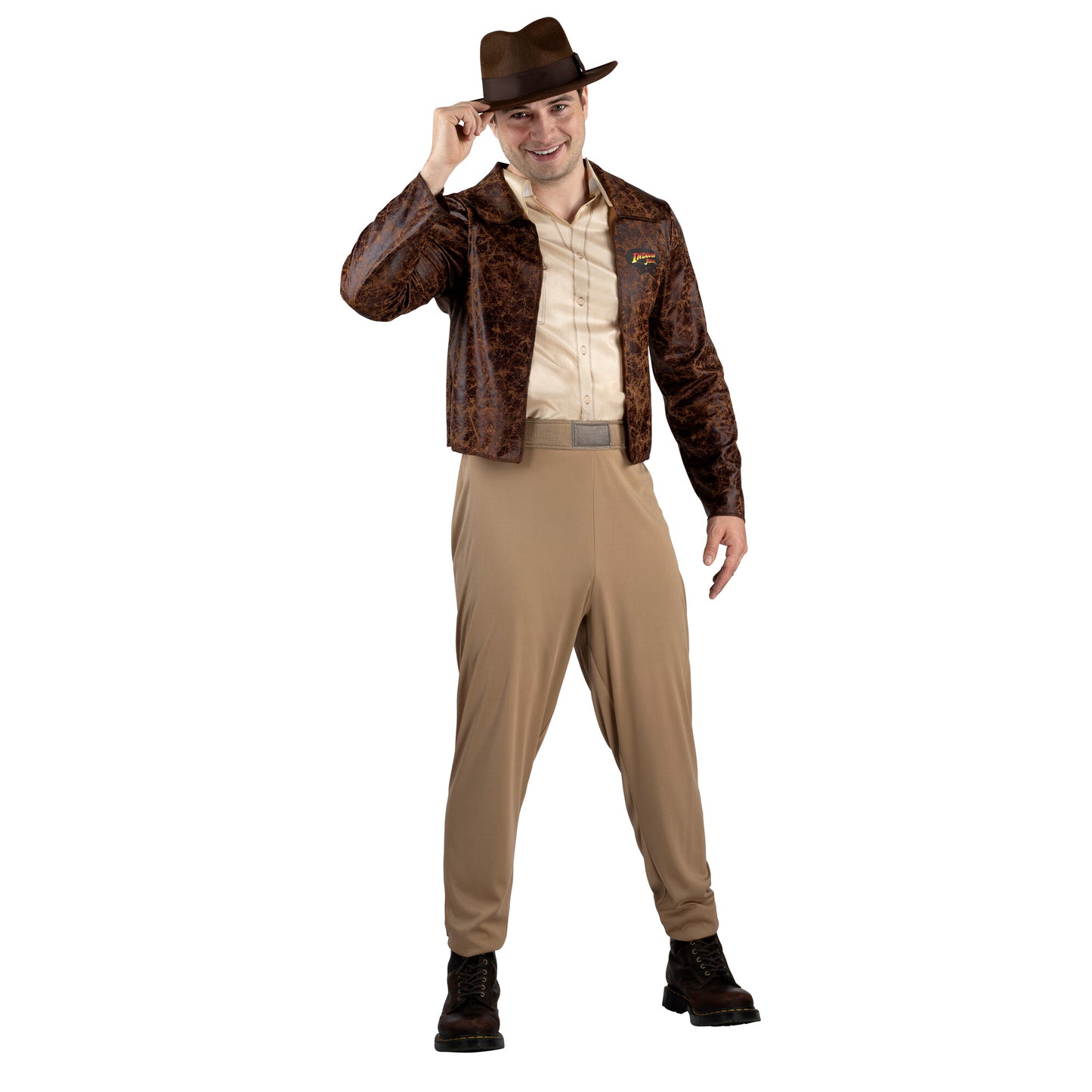 Indiana Jones Men Qualux Costume by Jazware Costumes only at  TeeJayTraders.com