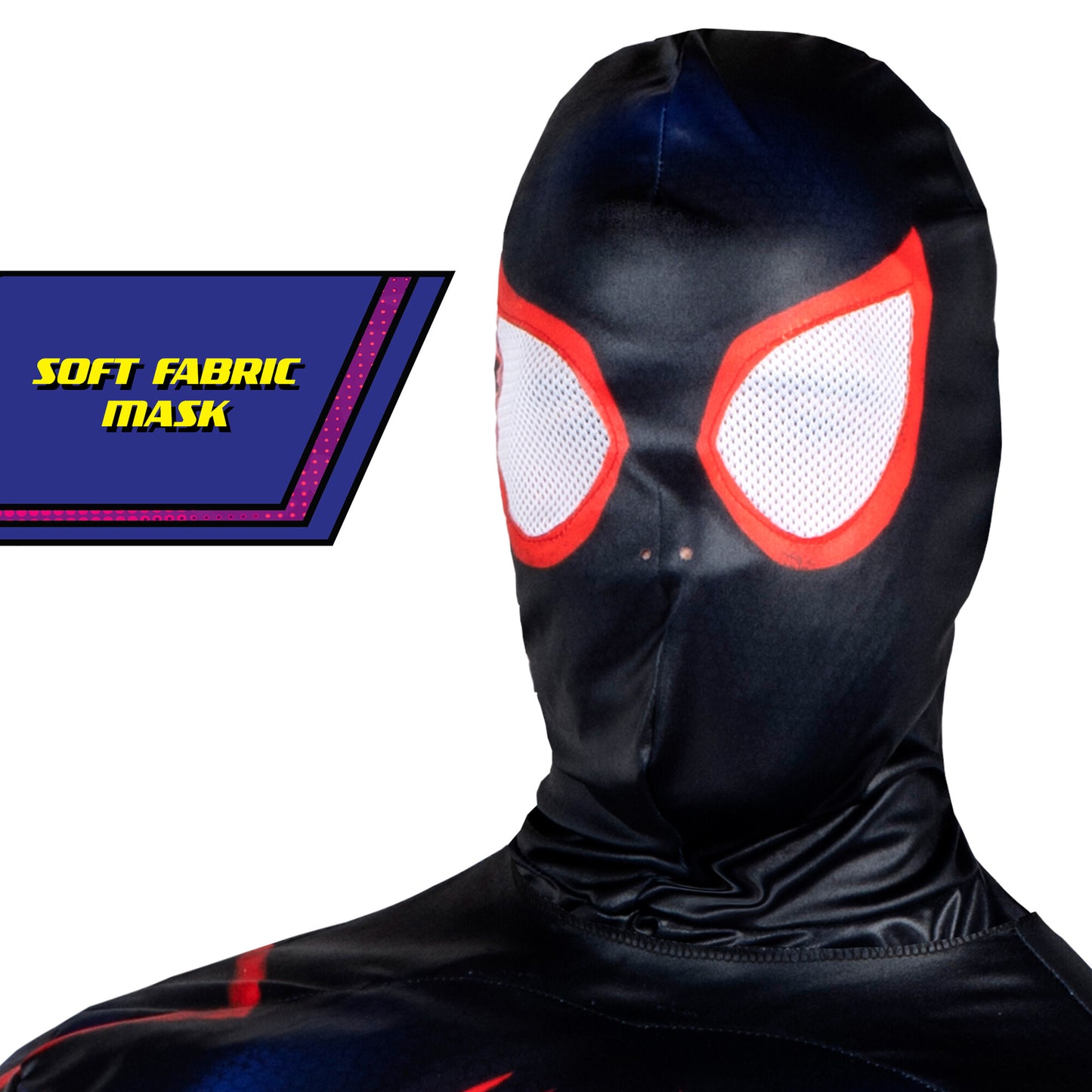 Miles Moral Spider Man Qualux Men Costume by Jazware Costumes only at  TeeJayTraders.com - Image 2