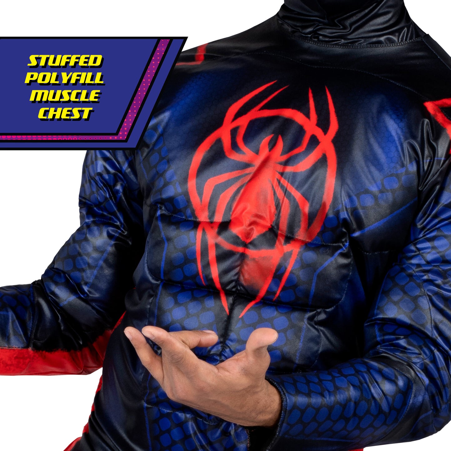 Miles Moral Spider Man Qualux Men Costume by Jazware Costumes only at  TeeJayTraders.com - Image 3