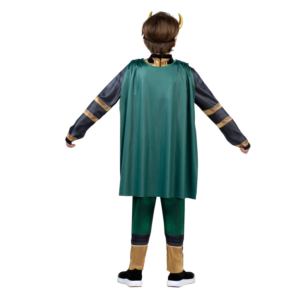 Loki Boys Deluxe Marvel Licensed Costume by Jazware Costumes only at  TeeJayTraders.com - Image 3