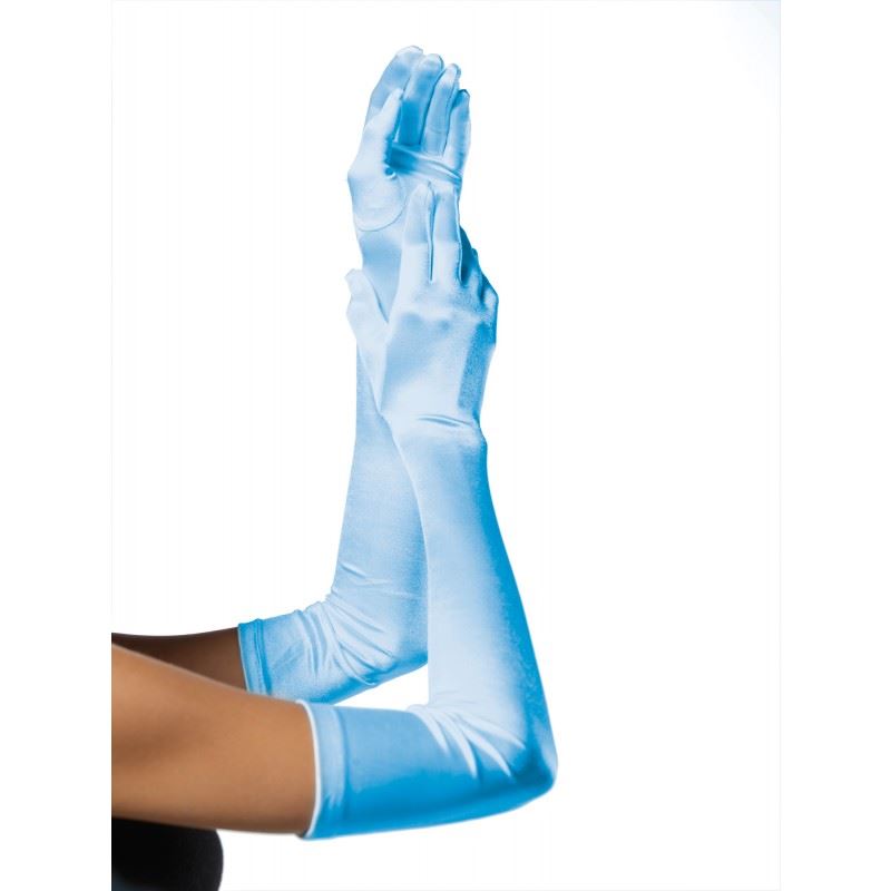Extra Long Satin Gloves by Leg Avenue only at  TeeJayTraders.com