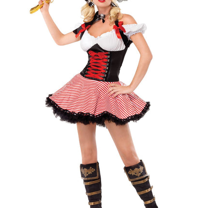 Pirate Wench Halter Woman Costume by Leg Avenue only at  TeeJayTraders.com