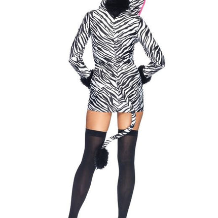 Savanna Zebra Woman Costume by Leg Avenue only at  TeeJayTraders.com - Image 2