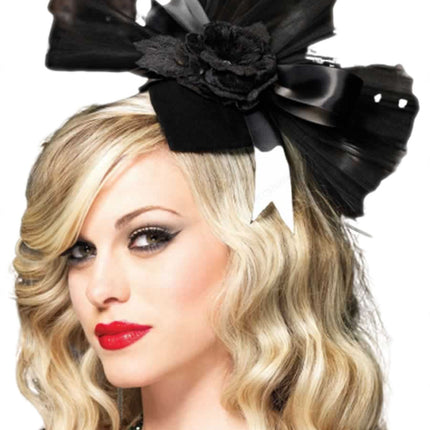 Bony Rose Velvet Fascinator Hair Clip by Leg Avenue only at  TeeJayTraders.com