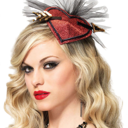 Cupid Lurex Fascinator Hair Clip by Leg Avenue only at  TeeJayTraders.com