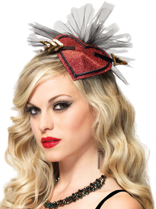 Cupid Lurex Fascinator Hair Clip by Leg Avenue only at  TeeJayTraders.com