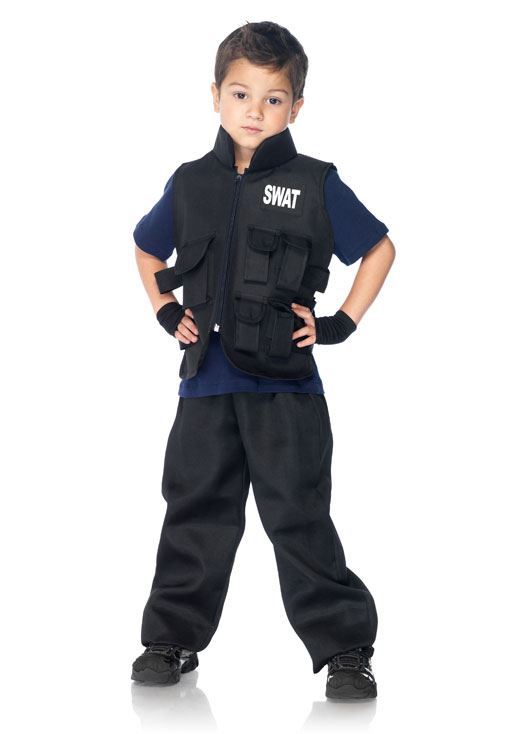 SWAT Commander Boys Police Costume by Leg Avenue only at  TeeJayTraders.com