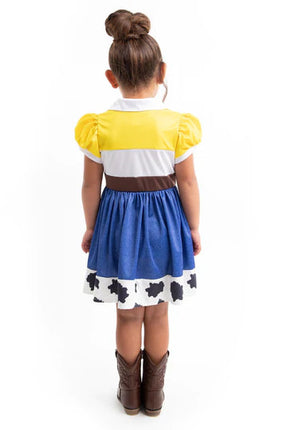 Cowgirl Kids Girls Costume by Little Adventures only at  TeeJayTraders.com - Image 2