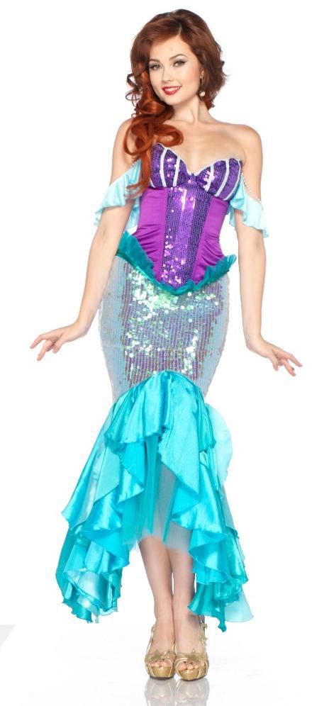 Disney Princess Ariel Woman Mermaid Costume by Leg Avenue only at  TeeJayTraders.com