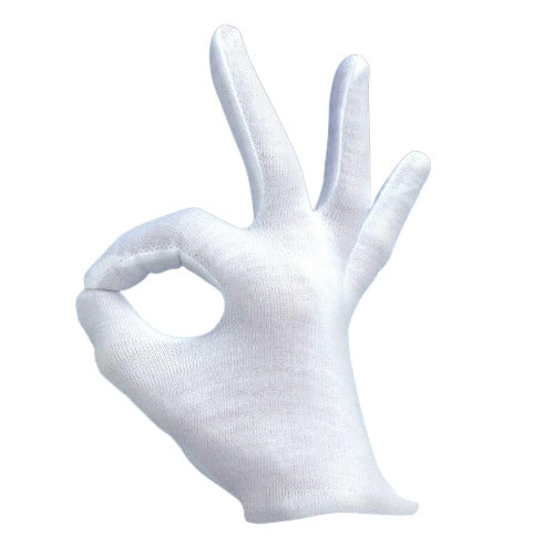 White Unisex Gloves by Loftus Costumes only at  TeeJayTraders.com