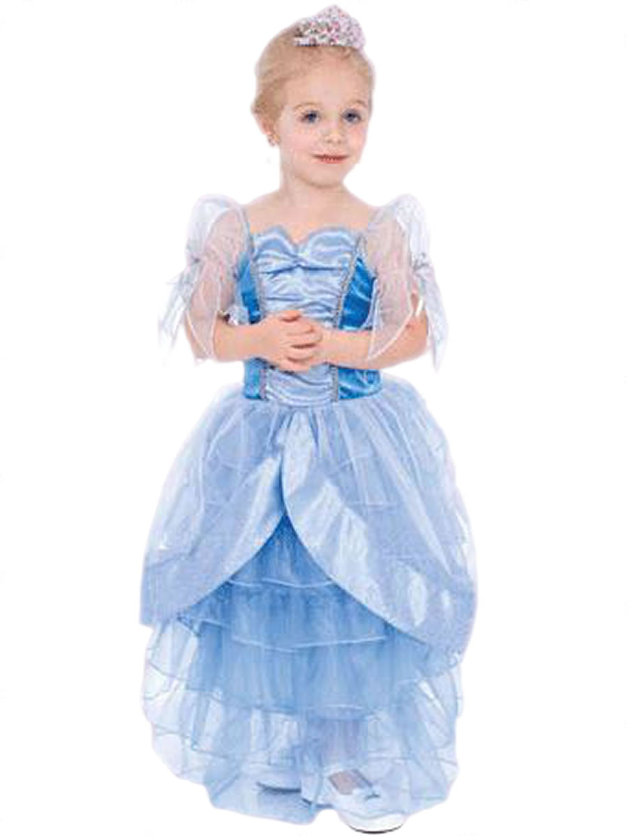 Girls Cinderella Blue Princess Costume by Loftus only at  TeeJayTraders.com