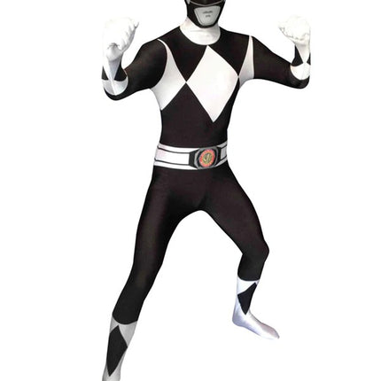 Black Power Ranger Morphsuit Men Costume by Loftus Costumes only at  TeeJayTraders.com