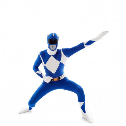 Blue Power Ranger Morphsuit Men Costume by Loftus Costumes only at  TeeJayTraders.com - Image 3