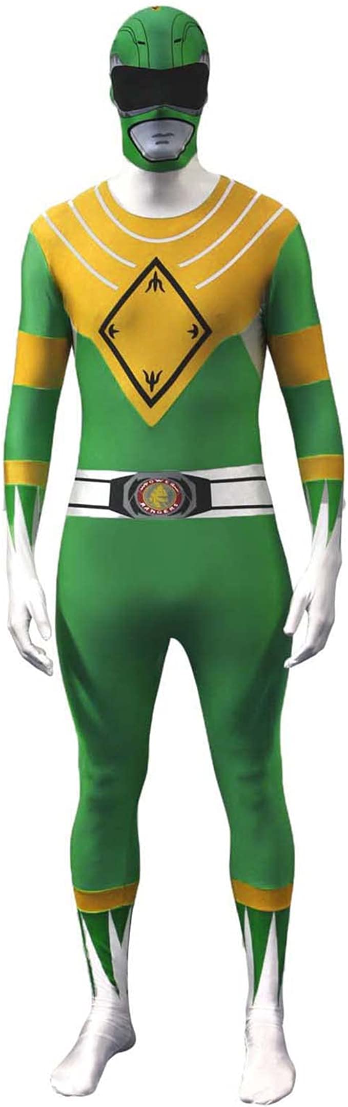 Green Power Ranger Morphsuit Men Costume by Loftus Costumes only at  TeeJayTraders.com - Image 2