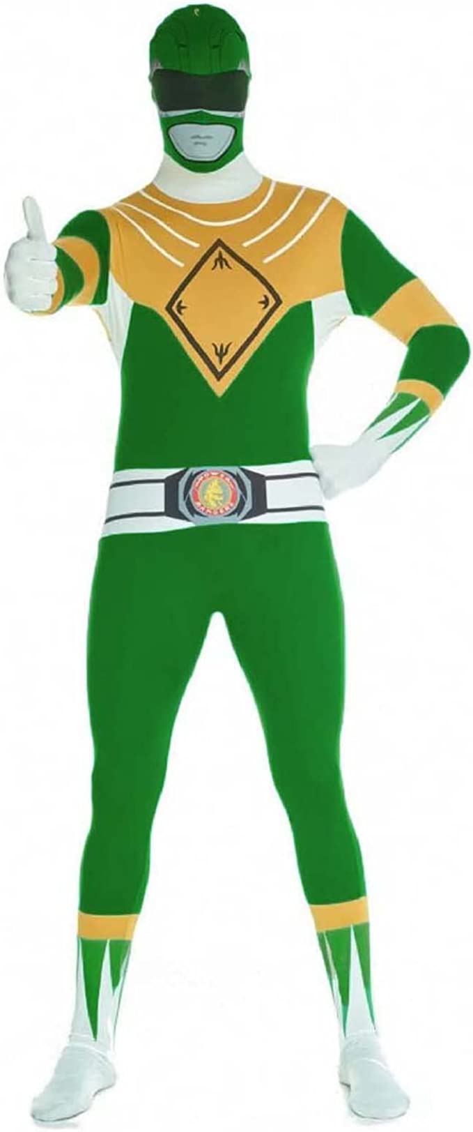 Green Power Ranger Morphsuit Men Costume by Loftus Costumes only at  TeeJayTraders.com - Image 3