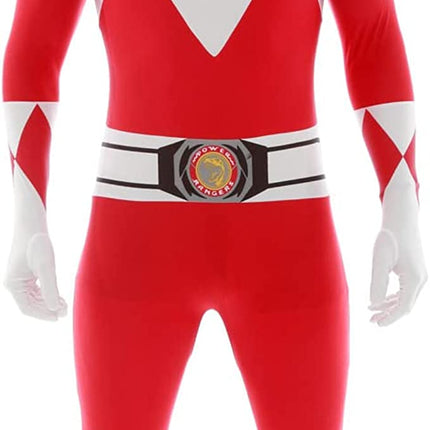 Red Power Ranger Morphsuit Men Costume by Loftus Costumes only at  TeeJayTraders.com