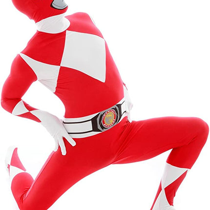 Red Power Ranger Morphsuit Men Costume by Loftus Costumes only at  TeeJayTraders.com - Image 3