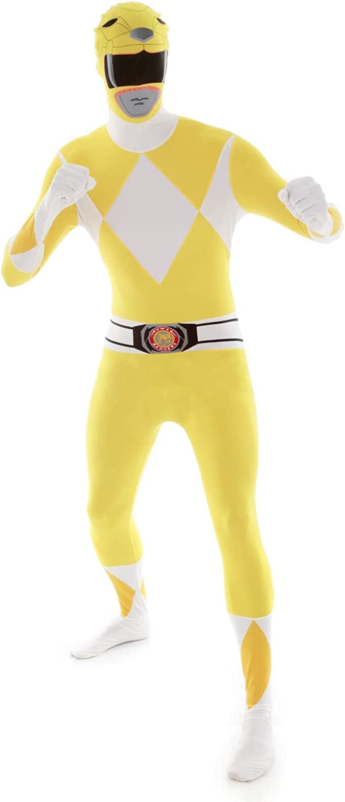 Yellow Power Ranger Morphsuit Man Costume by Loftus Costumes only at  TeeJayTraders.com