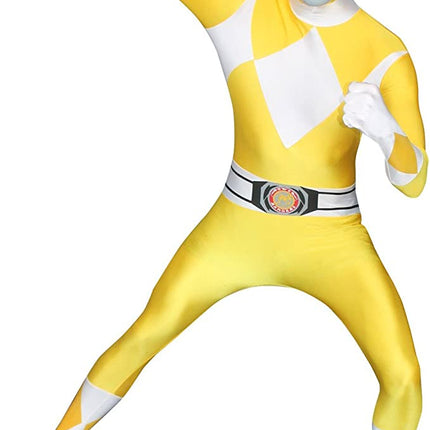 Yellow Power Ranger Morphsuit Man Costume by Loftus Costumes only at  TeeJayTraders.com - Image 3