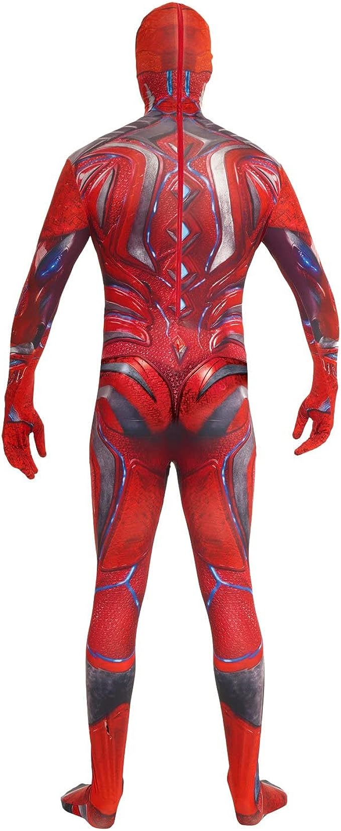 Movie Red Power Ranger Morphsuit Men Costume by Loftus Costumes only at  TeeJayTraders.com - Image 2