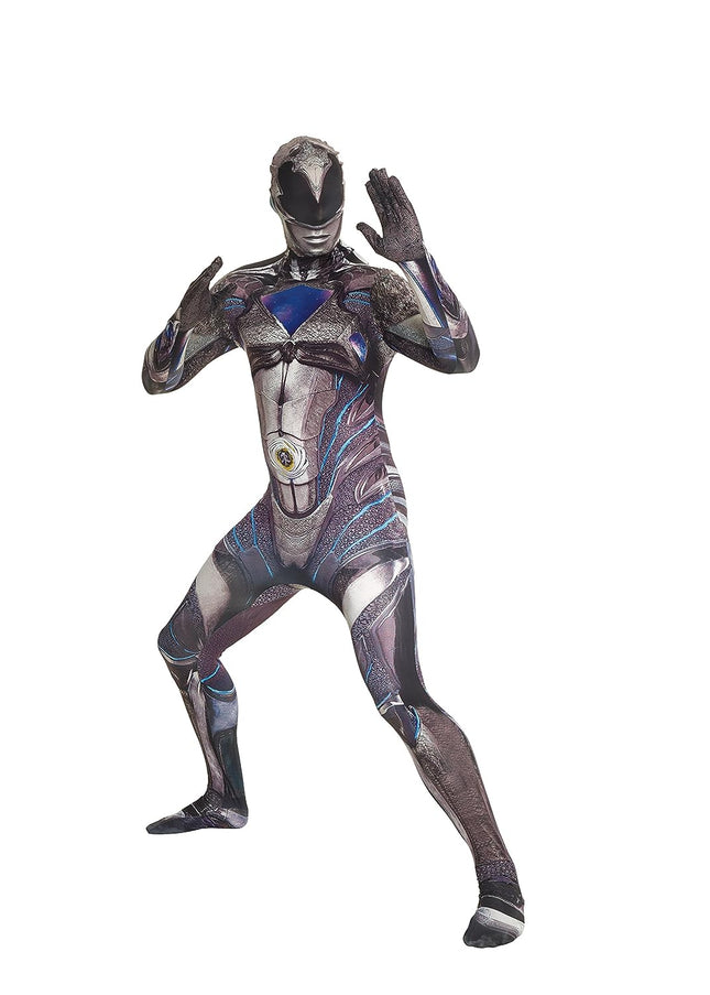Movie Black Power Ranger Morphsuit Men Costume by Loftus Costumes only at  TeeJayTraders.com