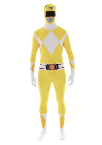 Yellow Power Ranger Morphsuit Man Costume by Loftus Costumes only at  TeeJayTraders.com - Image 2