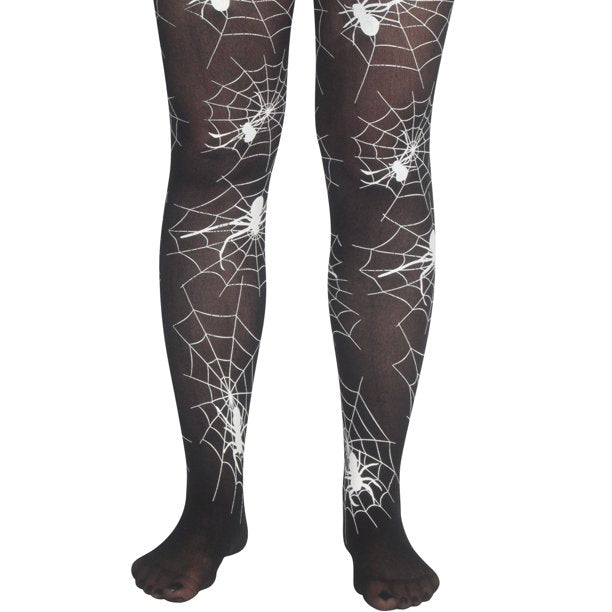 Spider Web Print Women Pantyhose by Loftus Costumes only at  TeeJayTraders.com