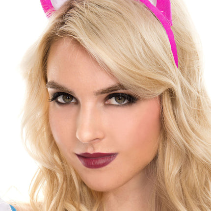 Cat Ears Headband Hot Pink by Music Legs only at  TeeJayTraders.com